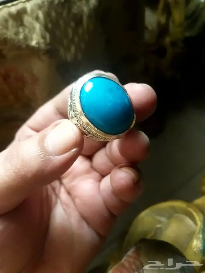 خاتم فيروز طبيعي نيشابوري 2