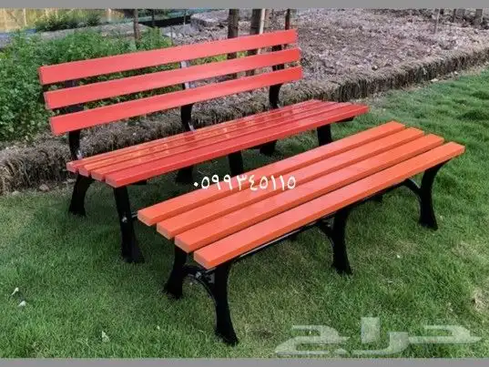 كرسي حديقة خشبي للحدائق والساحات والأماكن العامة 6