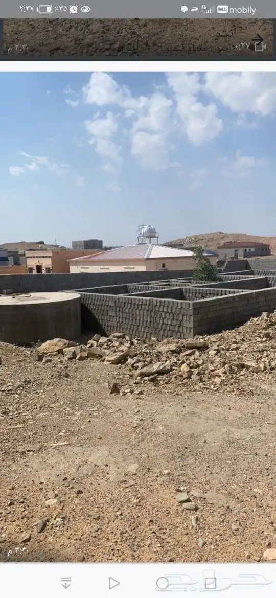 حوش وخزان ماء واعزكم الله بياره مع غرف للبيع الطايف 0