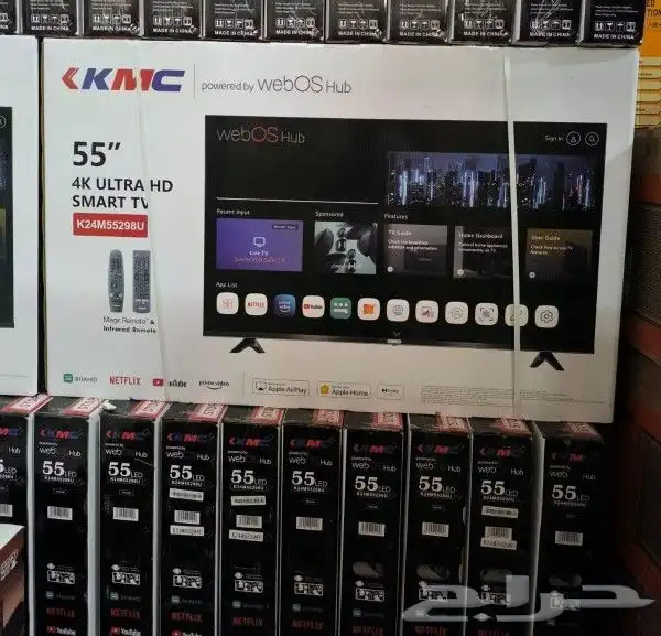 شاشه 55kmC بوصه سمارت 4K نظام الويبوس 0