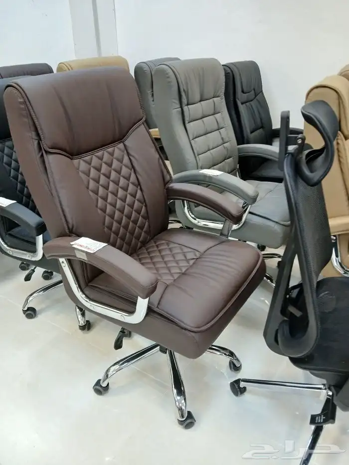 كراسي مكتبيه ثابت ومتحرك 5