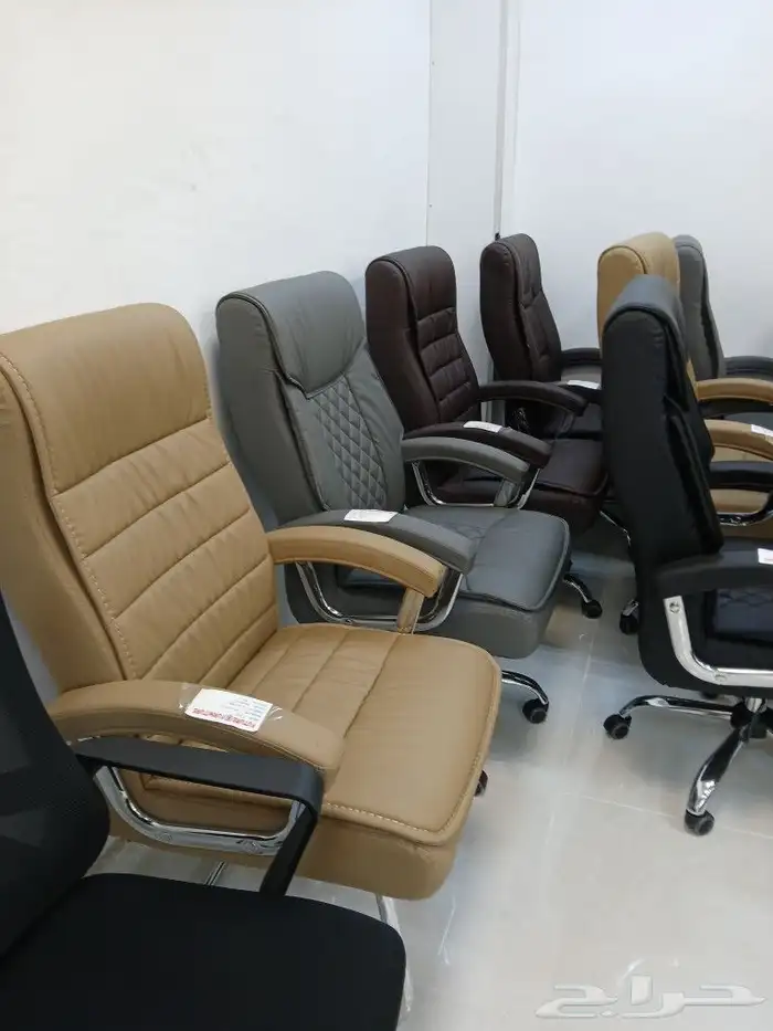 كراسي مكتبيه ثابت ومتحرك 6