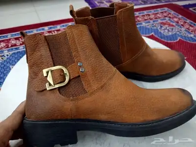 حذاء للبيع جلد طبيعى مقاس 41 جوده عاليه جدا جديده 120 ريال 3