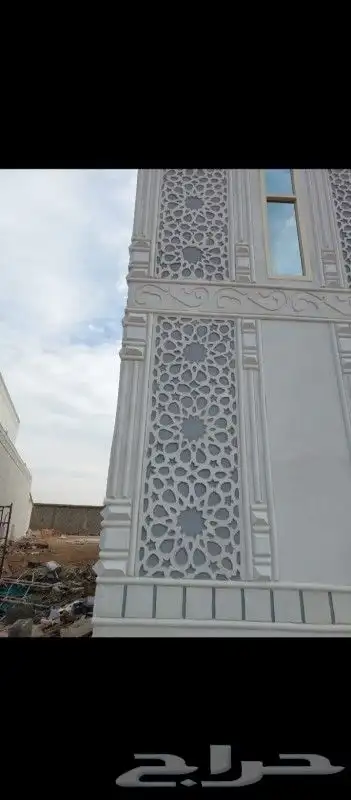 أعمال ديكورات خارجيه تصميم حجر الرياض بجميع أشكالها بلاسمنت 1