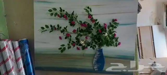 لدينا لوحات جداريه مرسومه ومجسمه وجميع انواع المجسمات جمله 38
