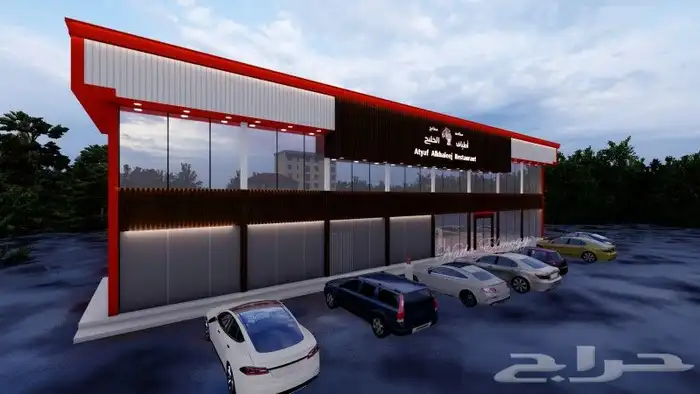 تصميم واجهات مطاعم ثلاثي الابعاد 6