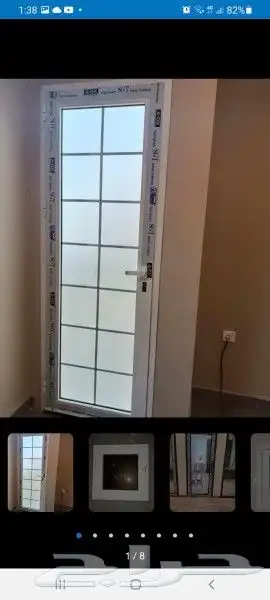 باب المنيوم دبل باب المنيوم عادي شبابيك المنيوم باب حديد 2