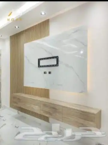 ديكورات بديل شيبورد بديل رخام بديل خشاب فوم ورق جدران مرا 3