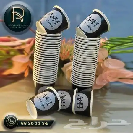 طباعه جميع انواع المطبوعات   اكواب   استكرات قماش ليبل 1