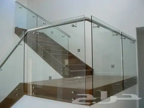 متخصصون في أنظمة المعادن العصريه درابزين زجاج درابزين استيل 13