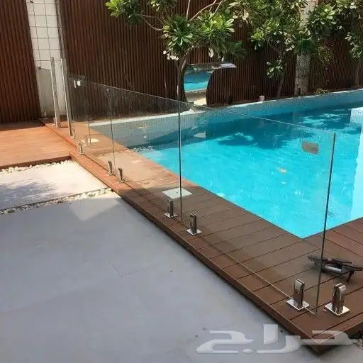 متخصصون في أنظمة المعادن العصريه درابزين زجاج درابزين استيل 15