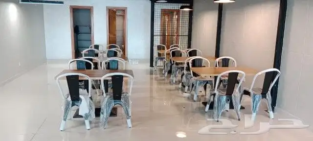 كراسي فيبر وحديد وقماش 24