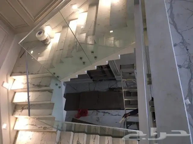 متخصصون في أنظمة المعادن العصريه درابزين زجاج درابزين استيل 19