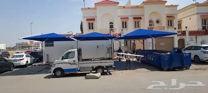 مظلات سيارات وسواتر جده وبيوت الشعر جده فم ونقل 7