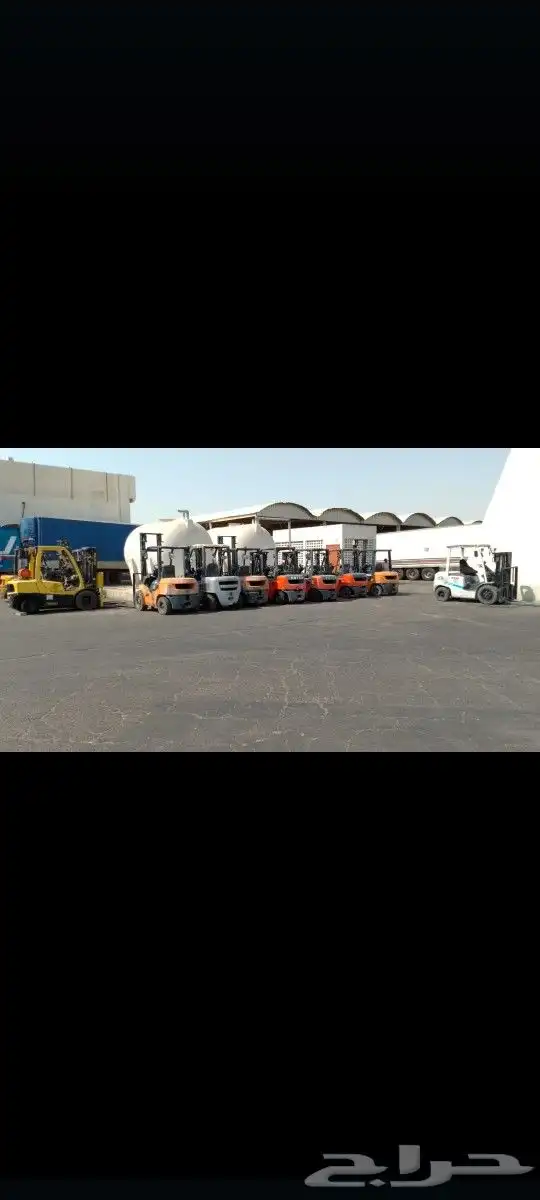 رافعه لأجار كرينات بجميع الاطنان والرافعات شوكيه فوركلفت 9