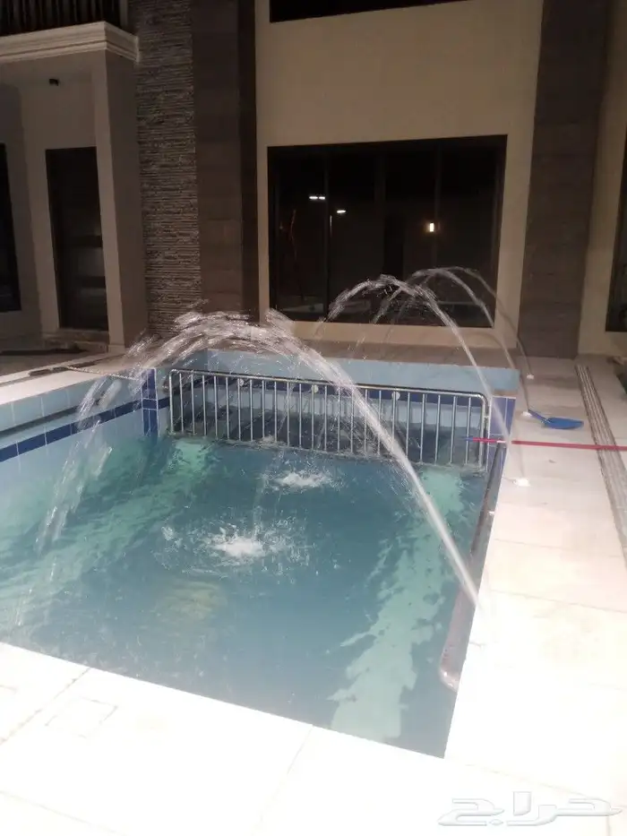 تاسيس وتركيب المسبح خرصانه مسابح فيبر 0