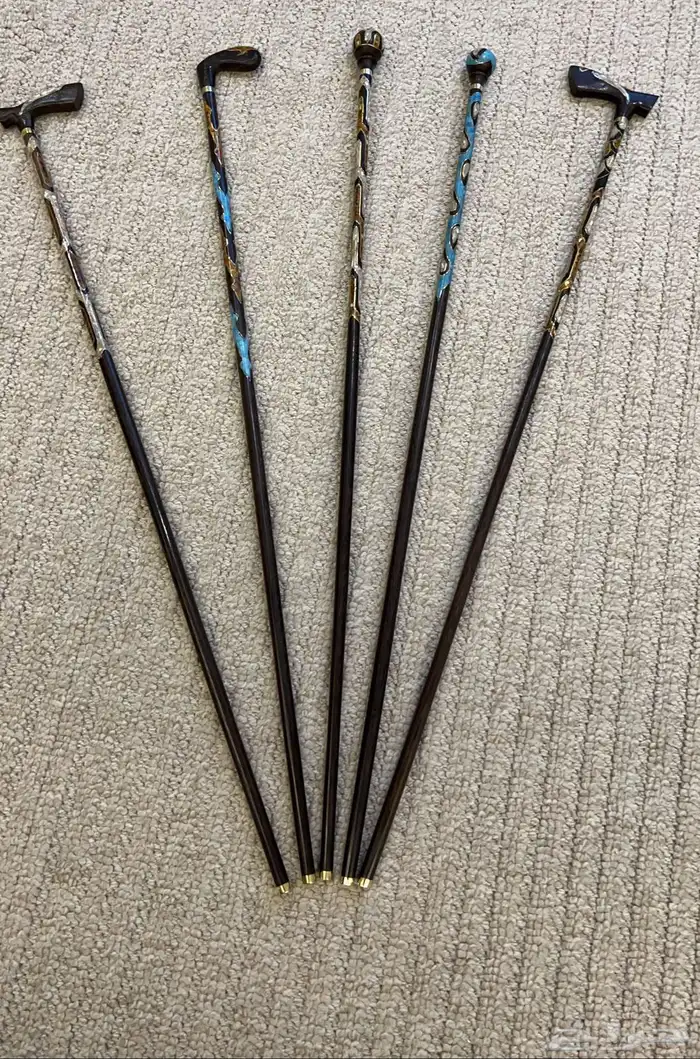 معكاز مميزة عكاز عصا مطعمه فيروز صدف كهرمان ماكالايت 7