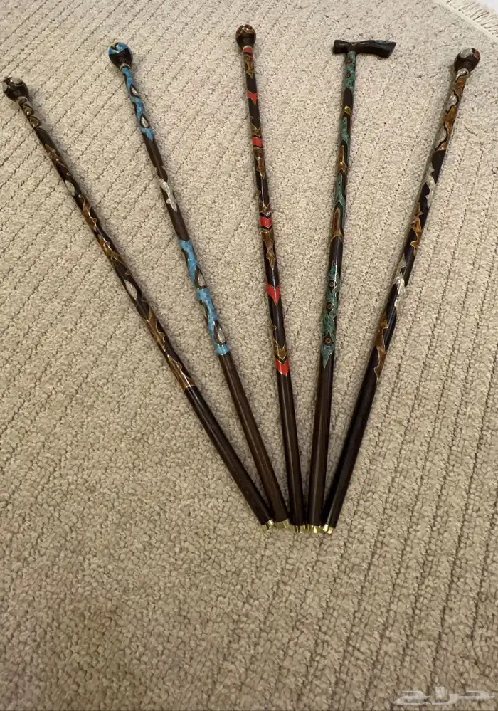 معكاز مميزة عكاز عصا مطعمه فيروز صدف كهرمان ماكالايت 1