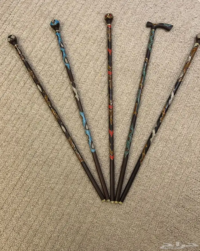 معكاز مميزة عكاز عصا مطعمه فيروز صدف كهرمان ماكالايت 8