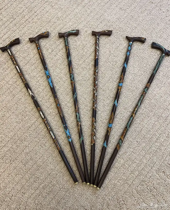 معكاز مميزة عكاز عصا مطعمه فيروز صدف كهرمان ماكالايت 0