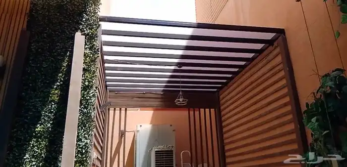 سواتر شرايح سواتر بديل خشب سواتر لكسان مظلات جلسات 22