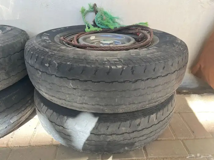 كفرات مستعمله للبيع جنط 16 مقاس 235 - 85 1