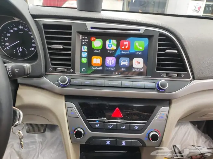 سوناتا 2016 الى 2018 شاشة كاربلاي شكل وكالة 0