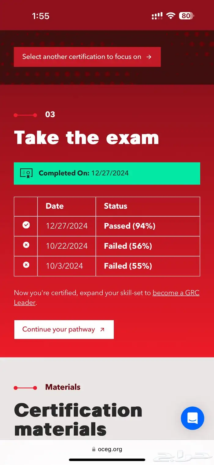 احصل علي شهادة الحوكمة والاستراتيجيات وادارة المخاطر GRCP 6