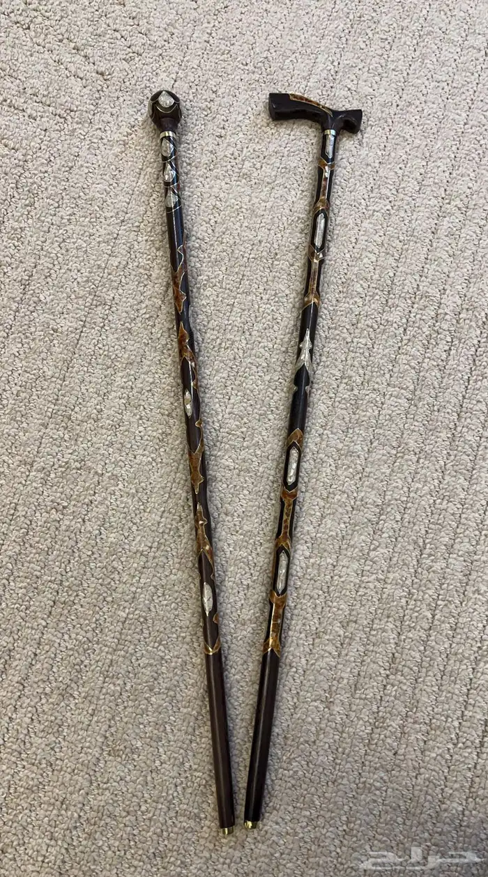 معكاز مميزة عكاز عصا مطعمه فيروز صدف كهرمان ماكالايت 3