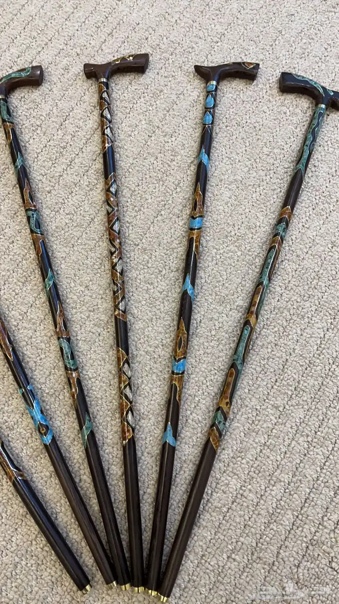 معكاز مميزة عكاز عصا مطعمه فيروز صدف كهرمان ماكالايت 13