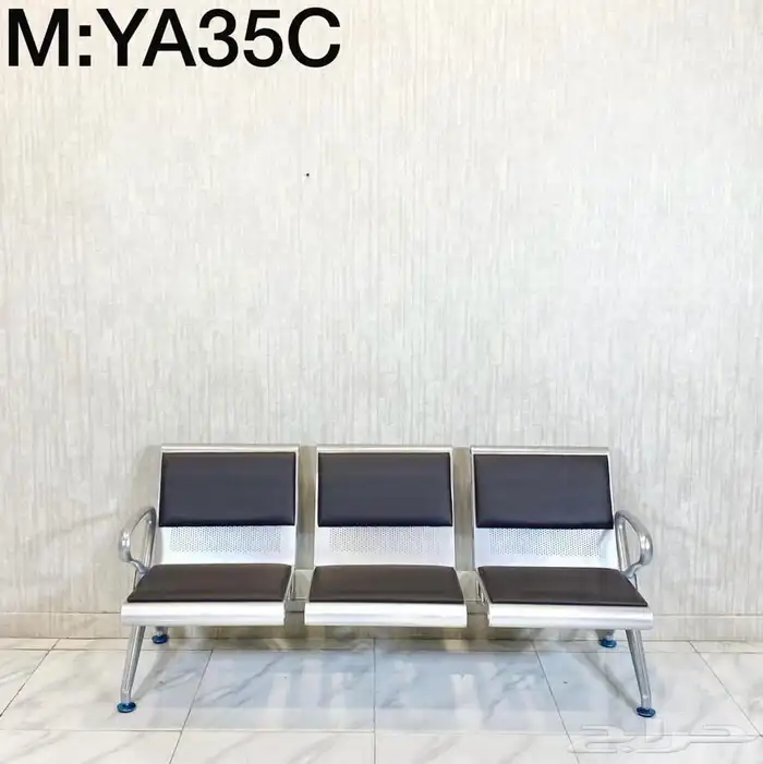 كنب طقم كامل مكتب طقم كامل كراسي انتظار 3 مقعد 31