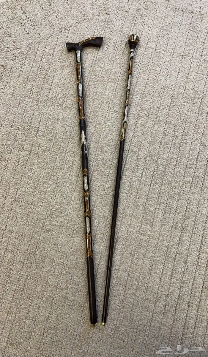 معكاز مميزة عكاز عصا مطعمه فيروز صدف كهرمان ماكالايت 5