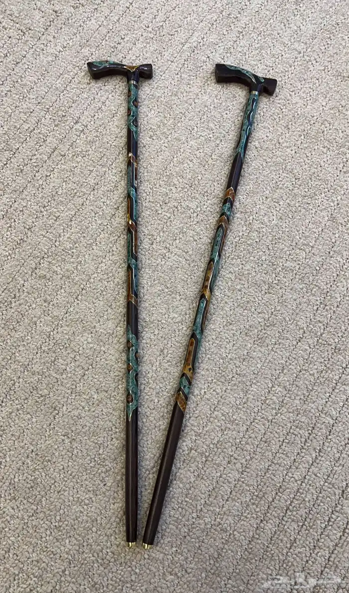 معكاز مميزة عكاز عصا مطعمه فيروز صدف كهرمان ماكالايت 2