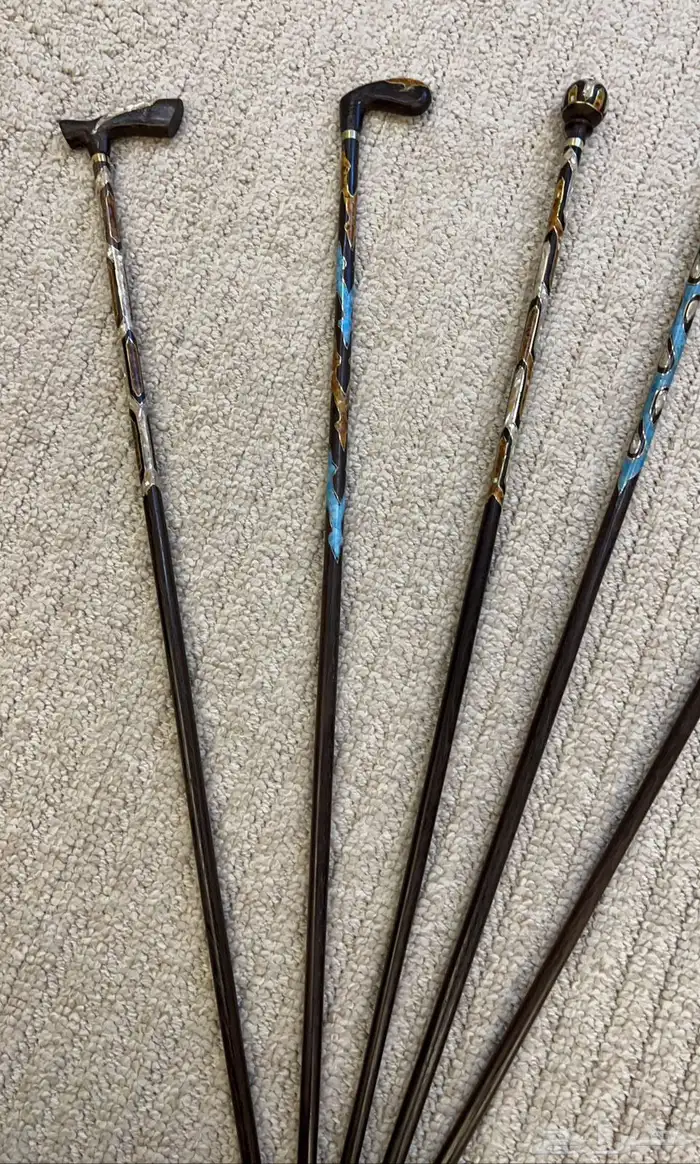 معكاز مميزة عكاز عصا مطعمه فيروز صدف كهرمان ماكالايت 10