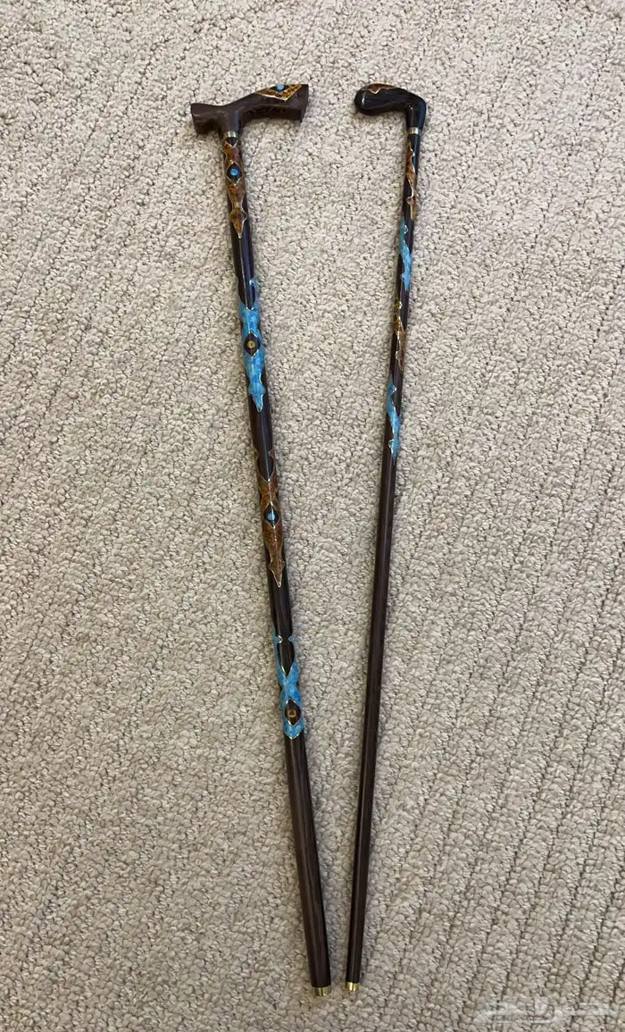 معكاز مميزة عكاز عصا مطعمه فيروز صدف كهرمان ماكالايت 4