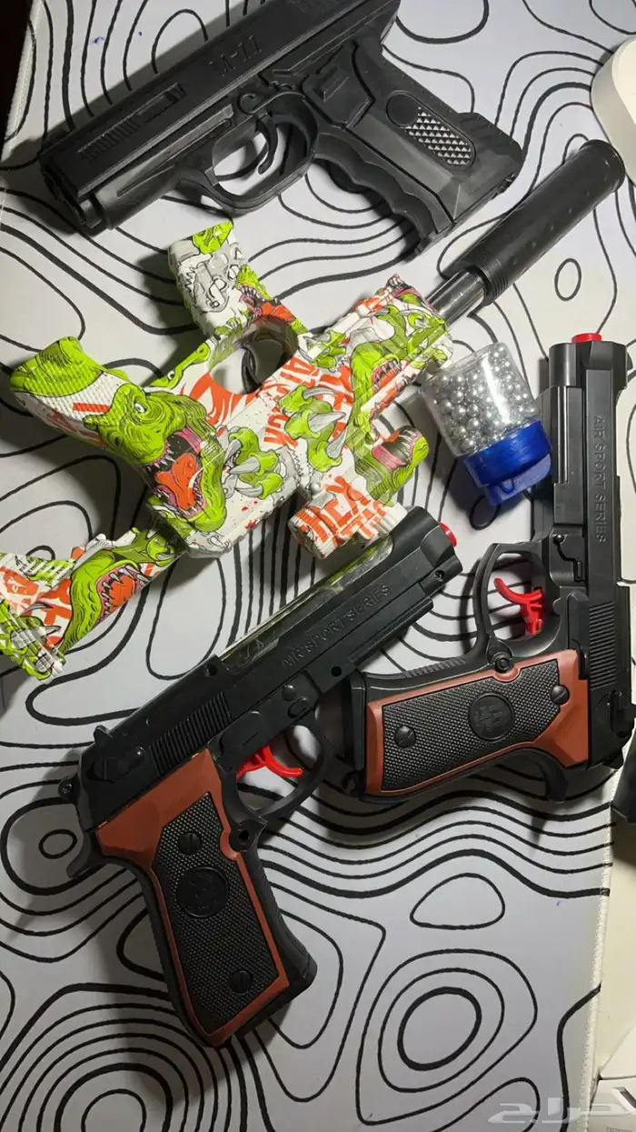 مسدسات خرز 0