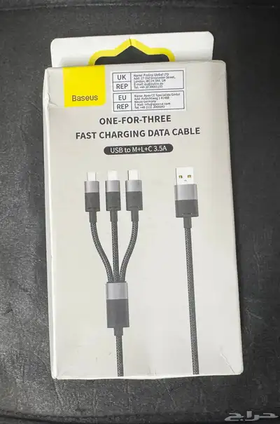 كيبلات متنوعه تايبc وusb اطوال مختلفه وكلها معتمده من ابل 6