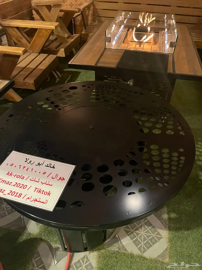 طاولة حديقة ومقهى تدفئه غاز 3