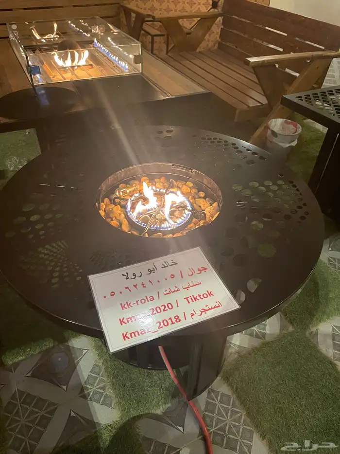 طاولة حديقة ومقهى تدفئه غاز 7