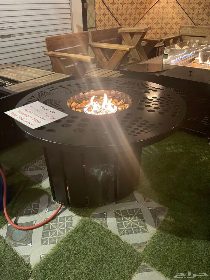 طاولة حديقة ومقهى تدفئه غاز 5