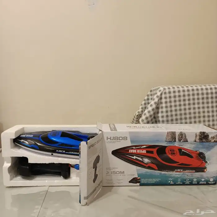 قارب لاسلكي ريموت باعادة شحن سوبر فاست 0