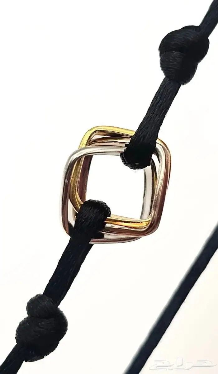 سوارة حبل ترينتي فضه 925 7