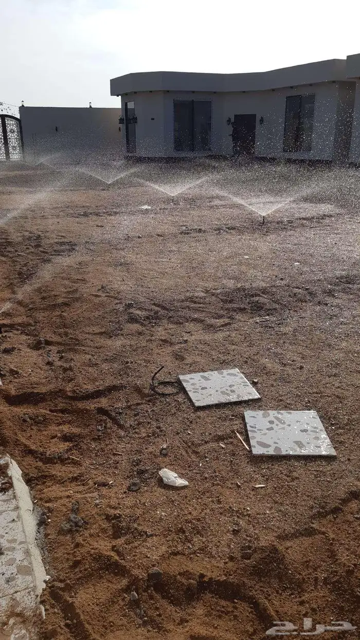 تنسيق حدائق زراعه ثيل طبيعي وشبكات ري 3