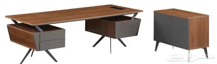 مكتب مدير مودرن فخم طقم اثاث المكتبي الجديد وصل حديثا 3