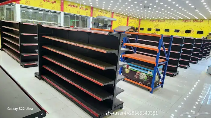 رفوف مستودعات و بقاله بسعر مناسب جدا 7