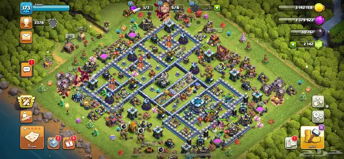 قرية كلاش اوف كلانس تاون 13 ماكس   Clash of Clans 0