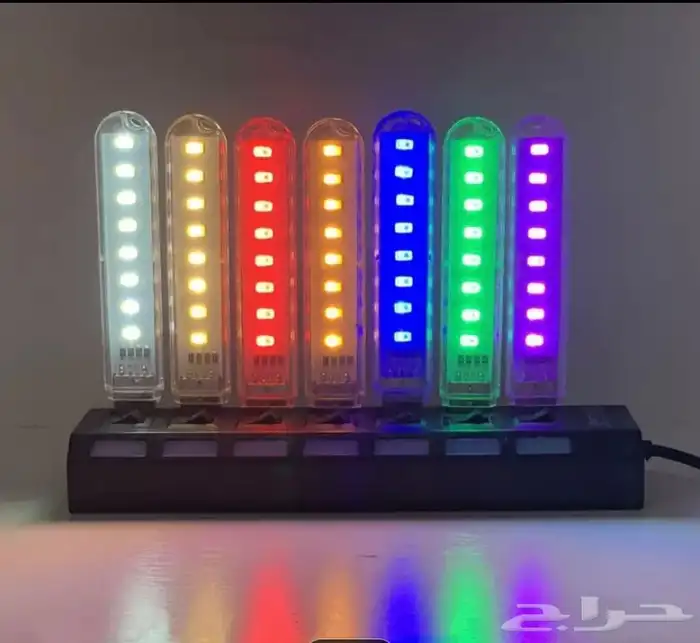 لمبة LED مدعومه  USB 2