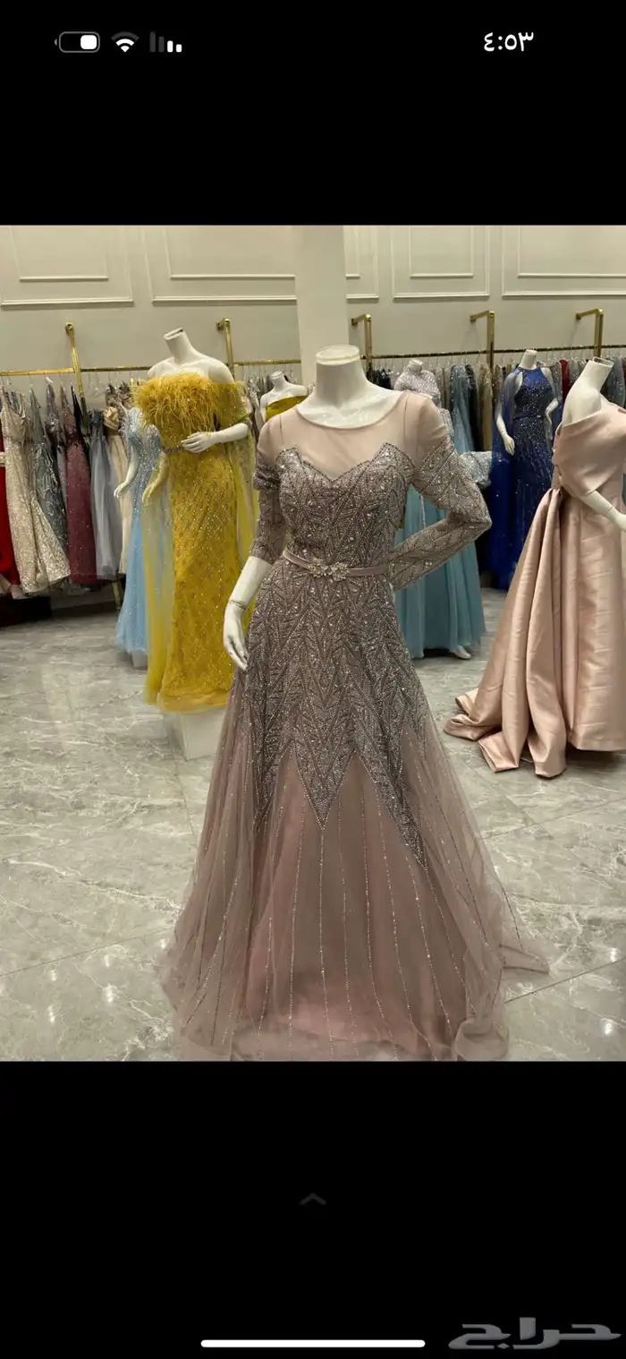 فستان أفراح جديد بالورقه خالي من العيوب حدي فيه 700 الجاد.. 0