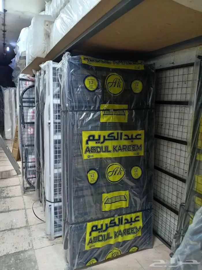 سراير حديد دورين ونفر مراتب60 بطانيات تجهيز سكن العمال جمله 11