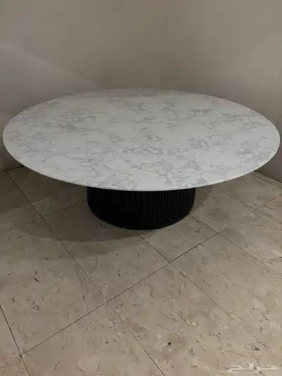 طاولة قهوة بسطح رخامي 1
